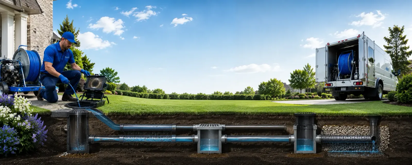 Outdoor drain cleaning information for Dunreith, IN